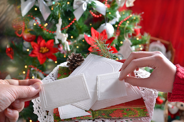 Oblaten teilen als Weihnachtstradition in Polen