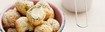 Vanilla & Poppy Seed Balls in a bowl