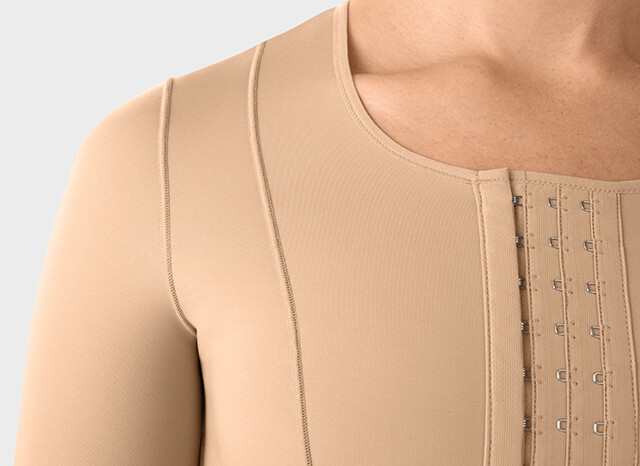 Juzo Comprima Thorax, short 3-row hook fastener