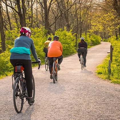 Gruppre von Radfahrern Gruppre von Radfahrern
