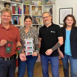 Spendenübergabe Spendenübergabe von Juzo an die wiege