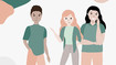 Gruppe Illustrativer Personen