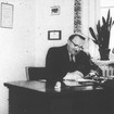 1962 Man sitting at a desk