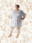 Batik weiß