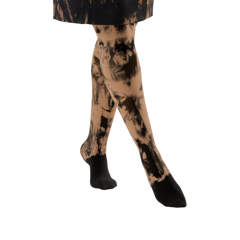 Batik Zimt-Schwarz Batik Zimt-Schwarz