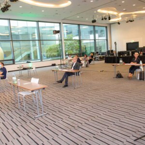 Symposium via Livestream Erstes Juzo Symposium, das via Livestream übertragen wurde.