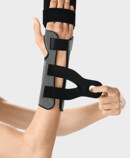 Handledsortosen Palmar Xtec Digitus fixeras med mikrokardborreband