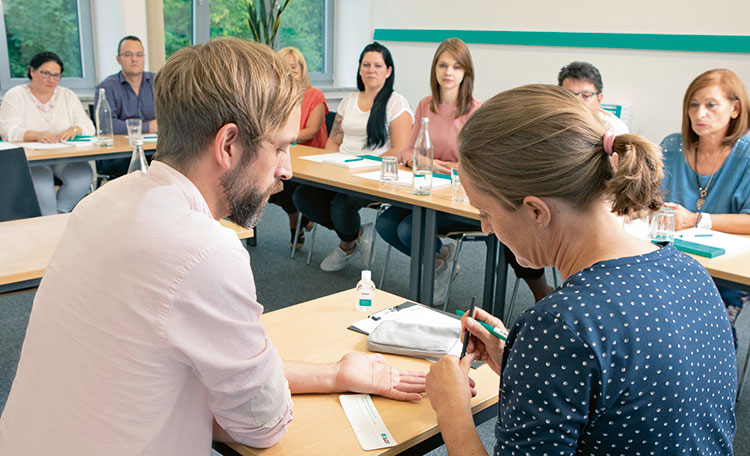 Workshop Narbentherapie Personen im Workshop