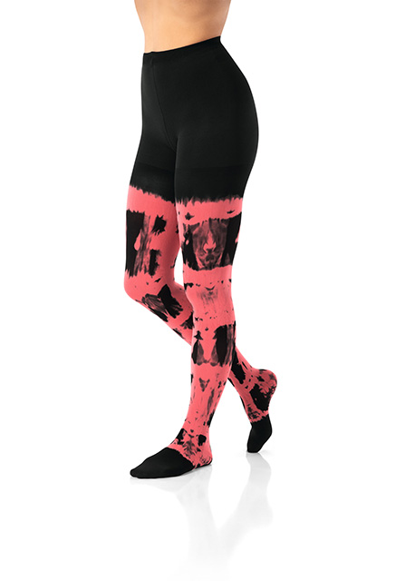 Strumpfhose Sweet Coral Batik schwarz