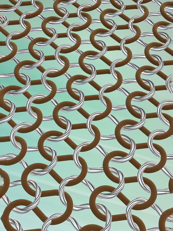 Grafische Darstellung eines Silbergestrickes Grafische Darstellung eines Silbergestrickes