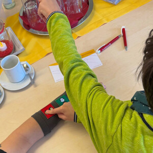 Kommunikationsstulpe Kommunikaitonsstulpe von Juzo im Einsatz