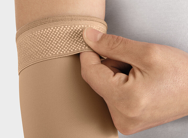 Juzo Comprima sleeve Silicone border