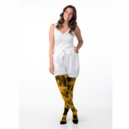 Trendfarbe sunny yellow Batik schwarz Trendfarbe sunny yellow Batik schwarz