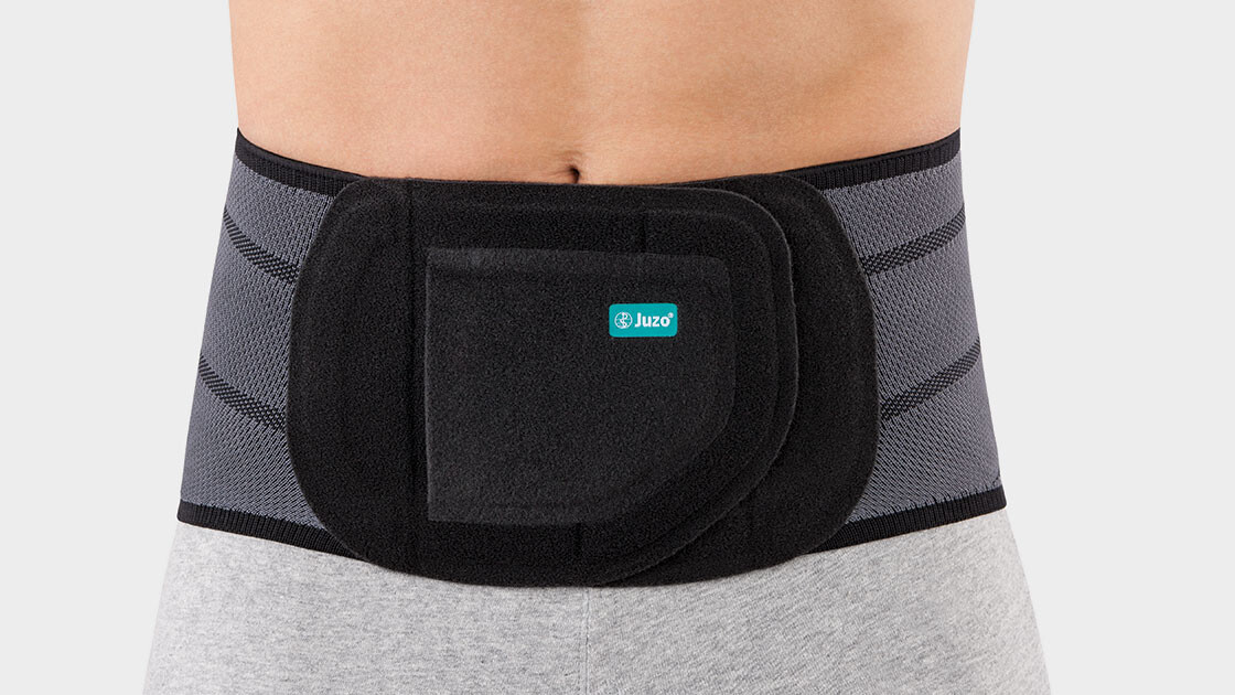 Productfoto van een Juzo-rugorthese Productfoto van een Juzo-rugorthese