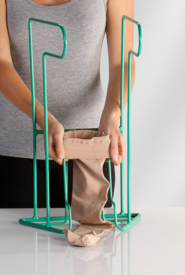 For compression stockings with open toes Juzo