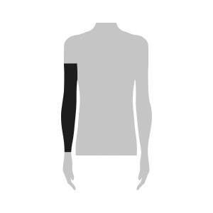 Manchon avec bord tricot Manchon avec bord tricot