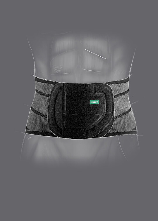 Zeichnung der JuzoPro  Lumbal Xtec Light Lumbalorthese