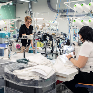 Produção do atelier de costura