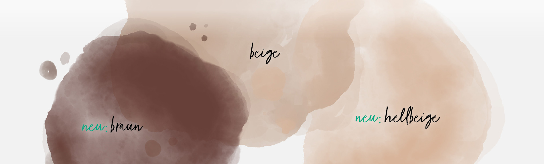 Farbpalette erweitert: 3 Shades of Brown