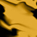 Farbfeld mit gelb-schwarzem Batikmuster