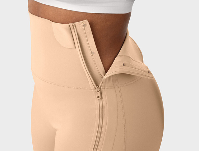 Juzo Comprima Leggings Zipper with hook underlap