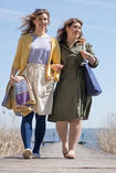 Two women at the sea