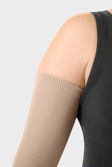 Compression Arm Sleeve with Gauntlet, Lymphedema Post-Op Support