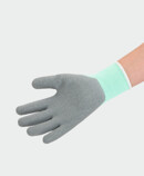 Face interne des gants spéciaux Juzo