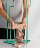 Woman using Juzo Easy Fit 